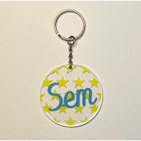 Sleutelhanger ACRYL met naam