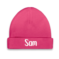 Muts (maat 50/56) met naam