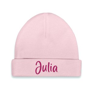 Muts (maat 50/56) met naam