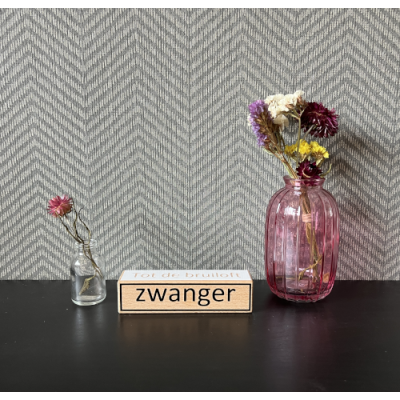 Houten aftelblokje extra voor gebeurtenissen