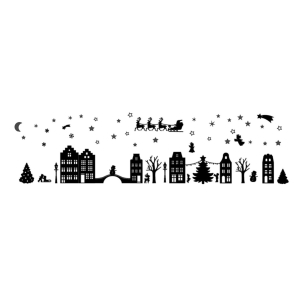 Raamsticker XL - Voordeelset Kerst Raamsticker XL - Voordeelset Kerst