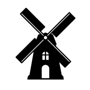 Raamsticker XL - Molen Raamsticker XL - Molen