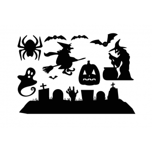 Raamsticker - Halloween 4 Raamsticker - Halloween 4