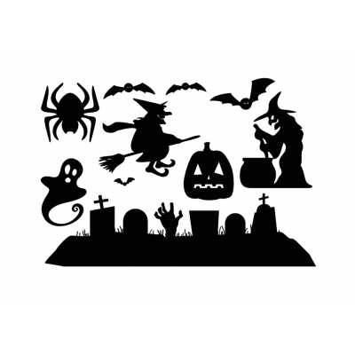Raamsticker - Halloween 4