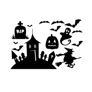 Raamsticker - Halloween 3 Raamsticker - Halloween 3
